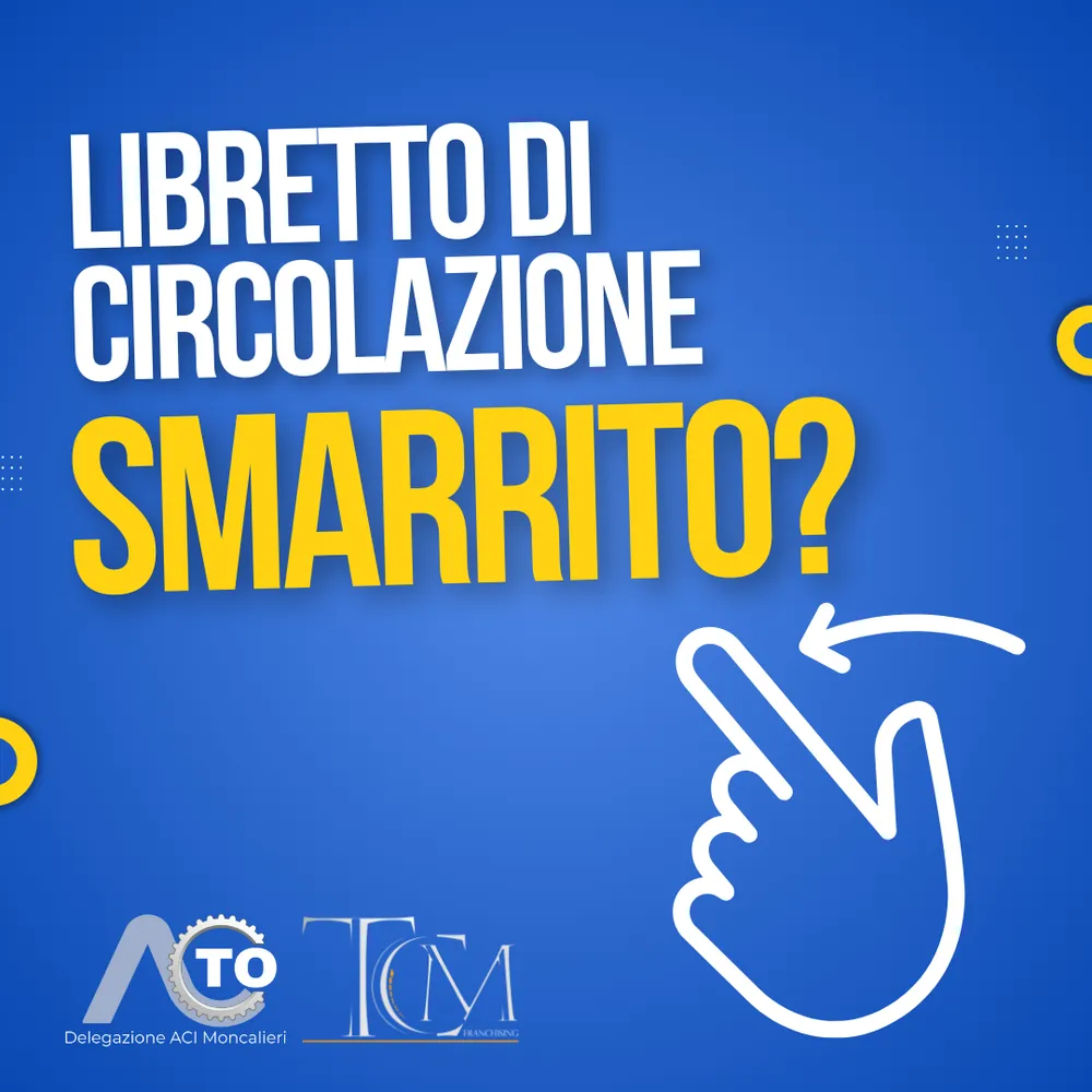 Libretto di circolazione smarrito?, slide 1 di 5