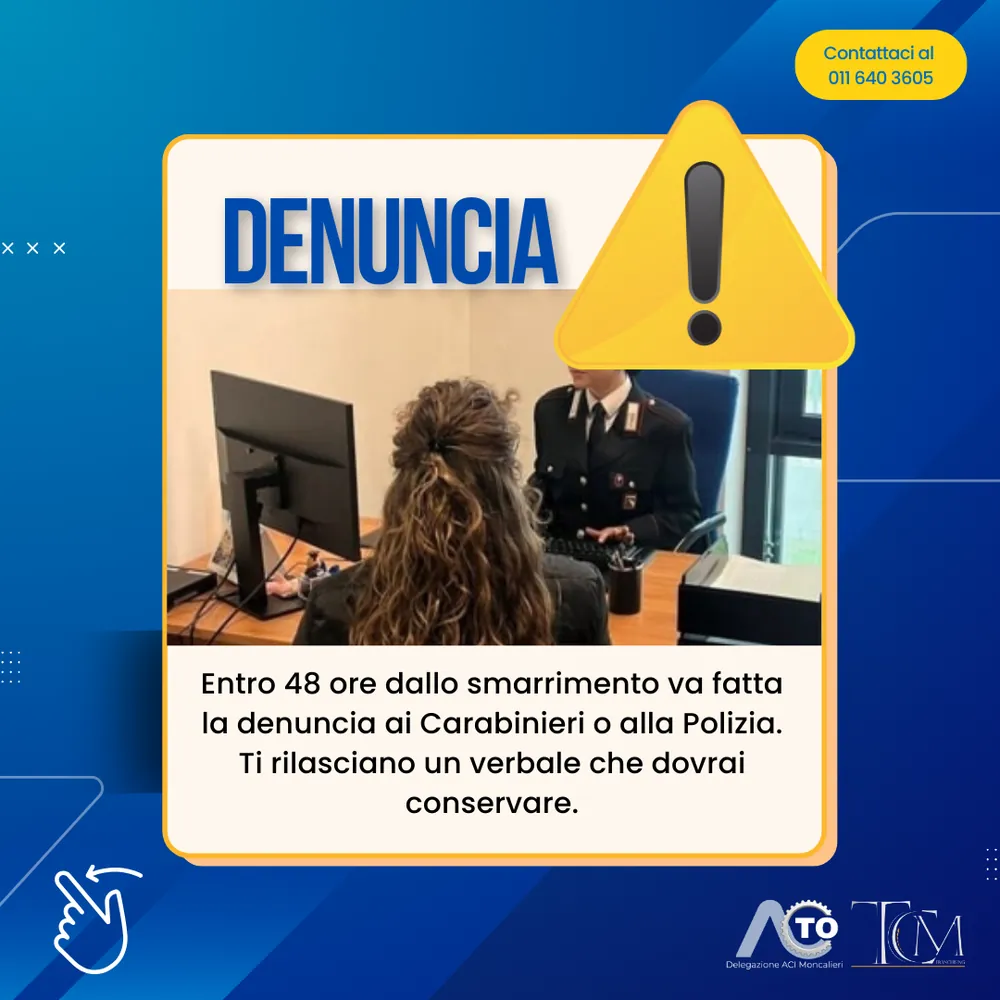 Libretto di circolazione smarrito?, slide 2 di 5