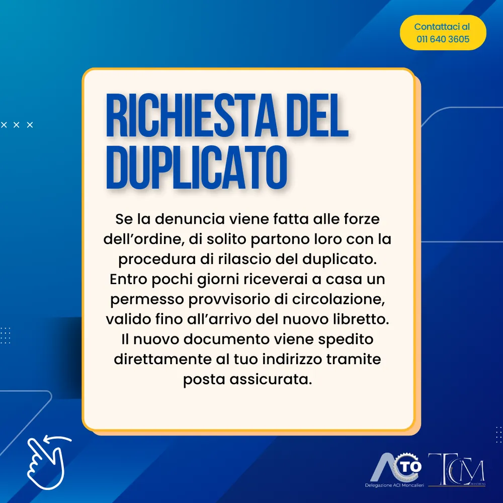 Libretto di circolazione smarrito?, slide 3 di 5