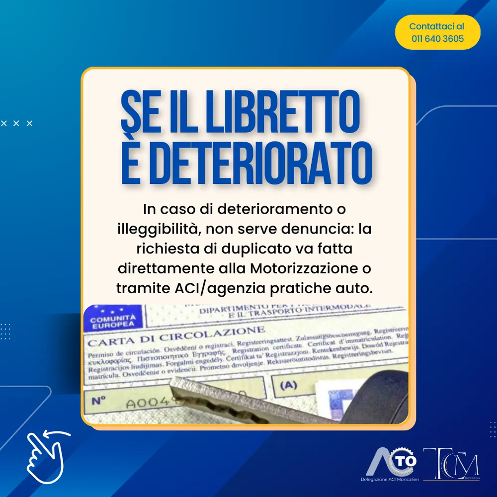 Libretto di circolazione smarrito?, slide 4 di 5