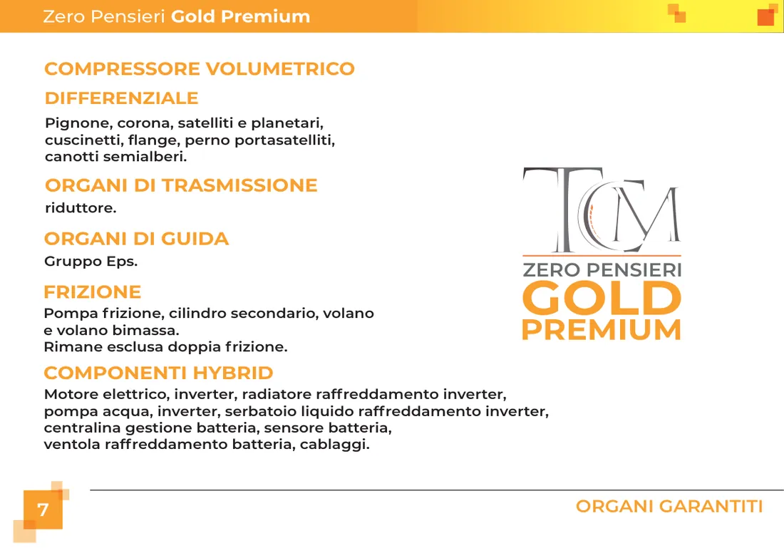 Libretto garanzia Auto Gold Premium, pagina 8 di 16