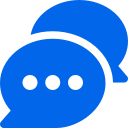 Icona chat con intelligenza artificiale